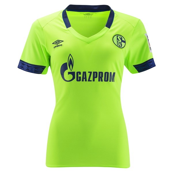 Schalke 04 Trikot Ausweich Damen 2018-19 Grün Fussballtrikots Günstig